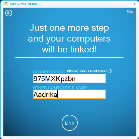 Bắt đầu kết nối 2 máy tính