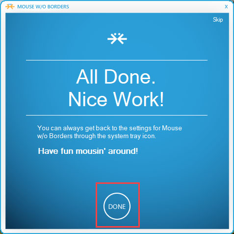 Hoàn tất quá trình cài đặt