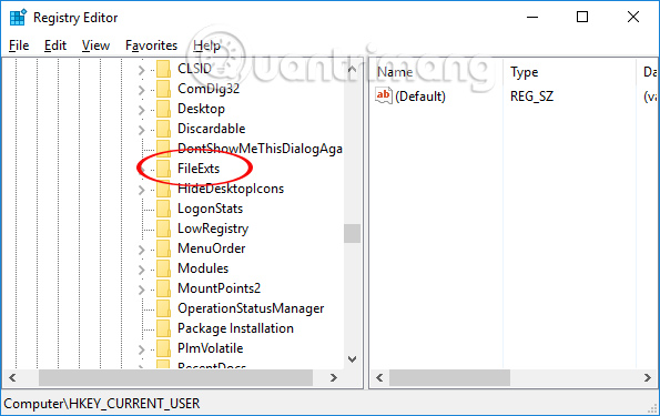Giao diện Registry Editor
