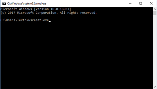 Nhập lệnh trên Command Prompt