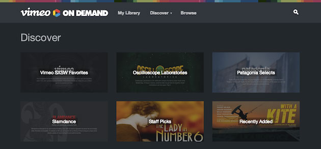 Dịch vụ Vimeo On Demand