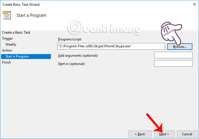 Thư mục chứa phần mềm 