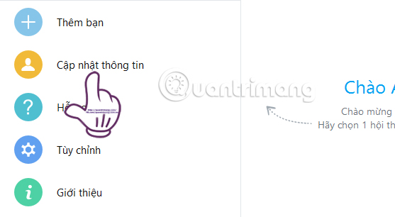 Cập nhật  thông tin cho PC