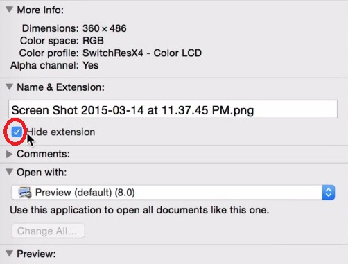 Hiện định dạng tập tin trên macOS Hiện định dạng tập tin trên macOS
