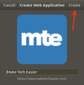 Chỉnh sửa tên ứng dụng web