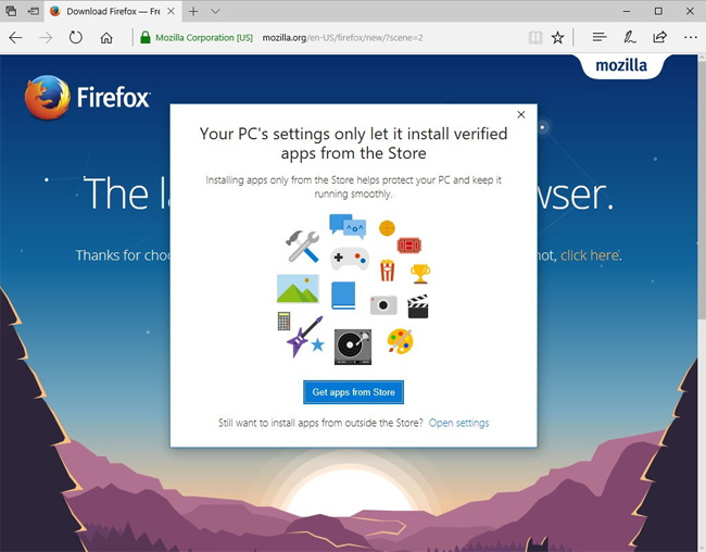 Chỉ cài ứng dụng từ Store Chỉ cài ứng dụng từ Store