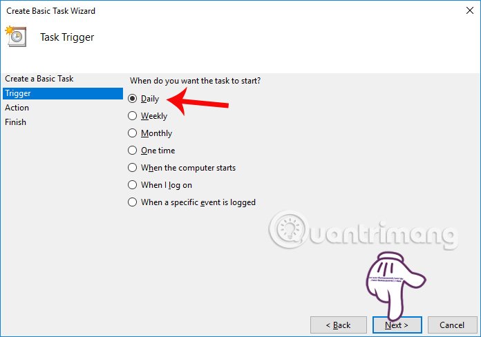 Chuyển nền sáng theo từng ngày Chuyển nền sáng theo từng ngày