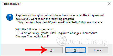 Thực hiện lệnh chuyển nền sáng Windows 10 Thực hiện lệnh chuyển nền sáng Windows 10