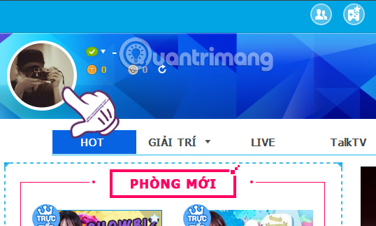Hình ảnh đại diện trên TalkTV Live