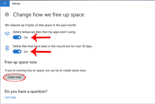 Xóa file rác trên hệ thống