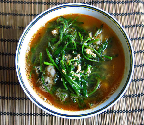 Canh rau đắng nấu tôm món ăn ngon dân dã Canh rau đắng nấu tôm món ăn ngon dân dã