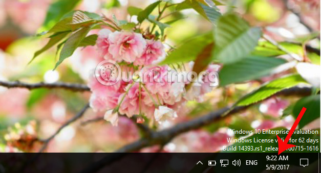 Thay đổi thời gian trên Windows