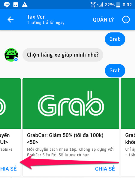Mã khuyến mãi Grap 