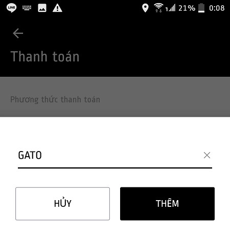 Nhập mã để sử dụng 