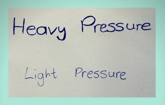 Độ nhấn bút Độ nhấn bút