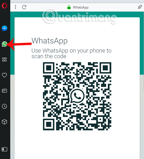 Sử dụng WhatsApp trên Opera Sử dụng WhatsApp trên Opera