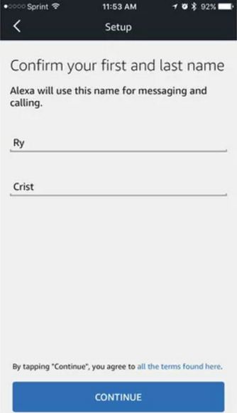 Xác nhận tên người dùng