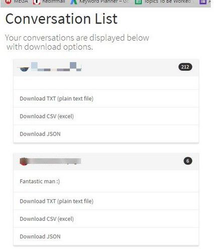 Tải đoạn hội thoại bằng Facebook Chat Downloader