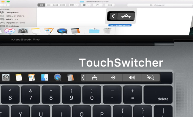 Cách chuyển và chạy ứng dụng ngay trên Touch Bar