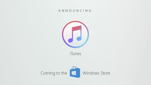 iTunes xuất hiện chính thức trên Store