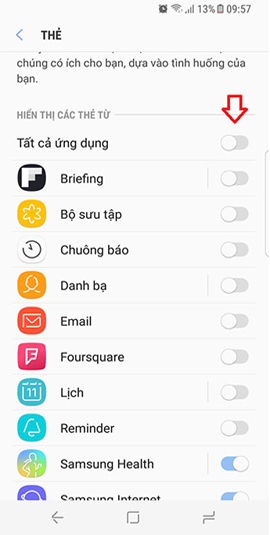 Tắt hiện thông tin của ứng dụng  Tắt hiện thông tin của ứng dụng