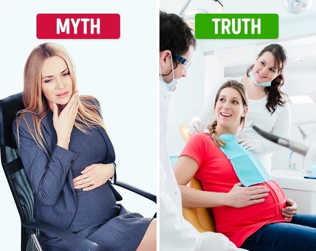 Không chữa bệnh về răng miệng khi mang thai