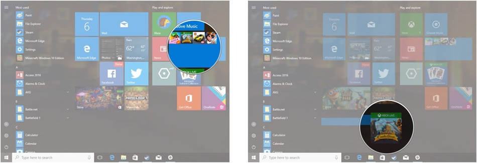 Xóa ứng dụng hỏi thư mục trên Start menu Xóa ứng dụng hỏi thư mục trên Start menu