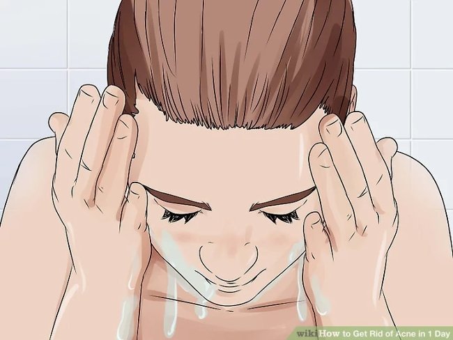 Rửa mặt thật sạch