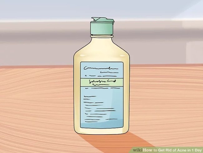 Dùng axit salicylic