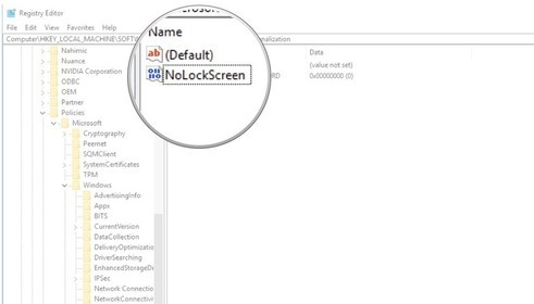Nhập tên giá trị mới NoLockScreen Nhập tên giá trị mới NoLockScreen