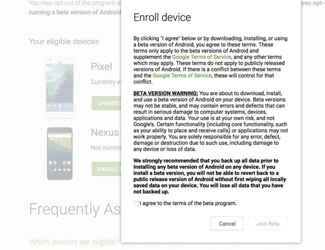 Các điều khoản gia nhập