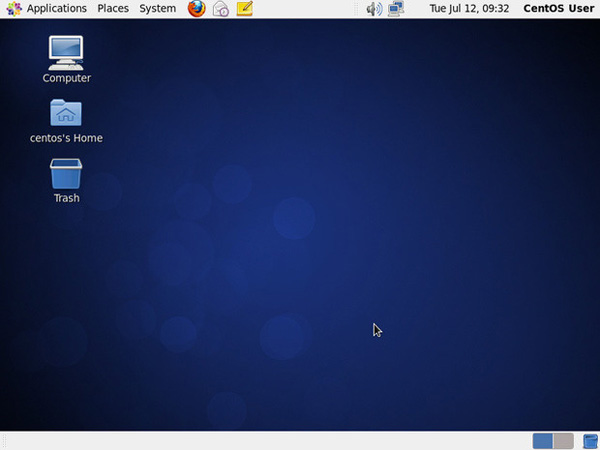 Giao diện hệ điều hành CentOS Giao diện hệ điều hành CentOS