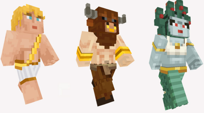 Skin nhân vật trong gói game Thần thoại Hy Lạp Skin nhân vật trong gói game Thần thoại Hy Lạp