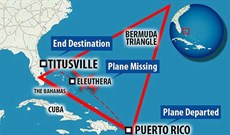 Một vụ mất tích máy bay mới đầy bí ẩn lại xảy ra tại tam giác quỷ Bermuda