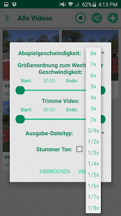 Giao diện ứng dụng Fast & Slow Motion Video tool