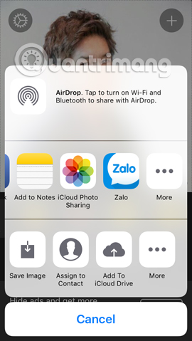 Thêm ứng dụng chia sẻ ảnh Thêm ứng dụng chia sẻ ảnh