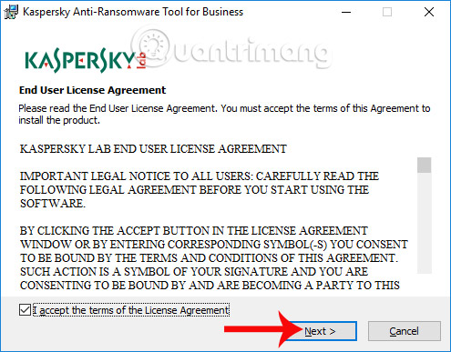 Cách sử dụng Kaspersky Anti-Ransomware Tool for Business