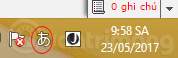 Biểu tượng tiếng Nhật trên máy tính