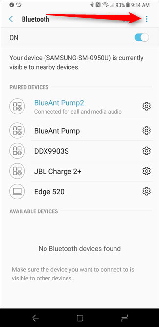 Biểu tượng 3 chấm góc phải màn hình