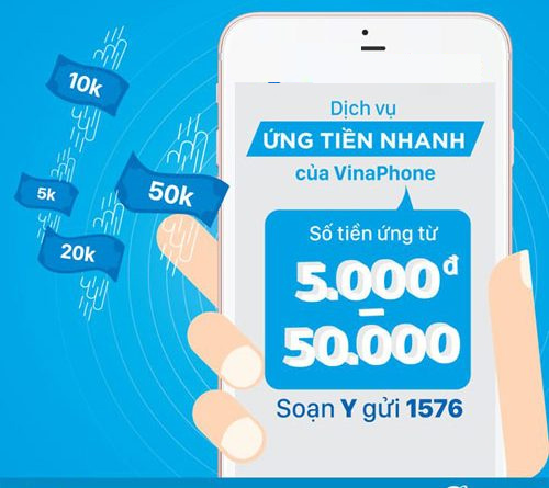 Ứng tiền Vinaphone qua tổng đài 1576