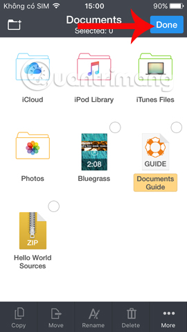 Quay trở lại giao diện chính Documents 5