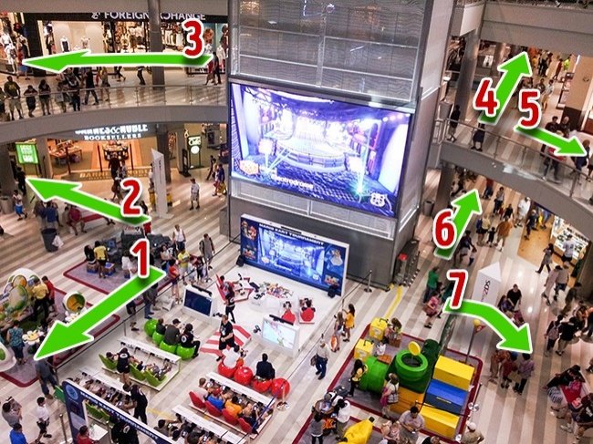 Luôn quan sát ít nhất 3 lối thoát hiểm 