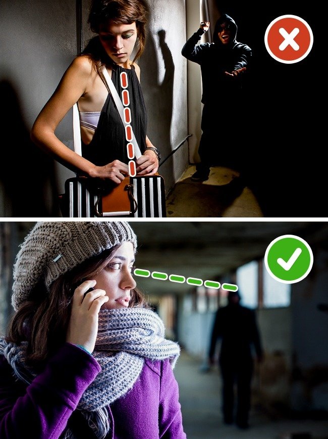 Ngẩng cao đầu và di chuyển chậm