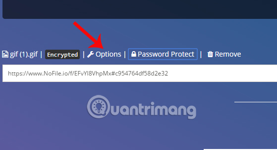Nhấn chọn Options Nhấn chọn Options