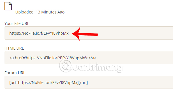 Sao chép link gửi dữ liệu Sao chép link gửi dữ liệu