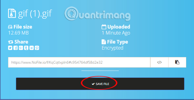 Nofile.io gửi file trực tuyến miễn phí Nofile.io gửi file trực tuyến miễn phí