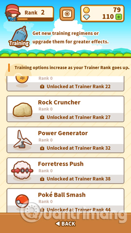 Danh sách đồ tập cho Magikarp