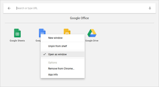Mở ứng dụng trong các cửa sổ riêng biệt Mở ứng dụng trong các cửa sổ riêng biệt