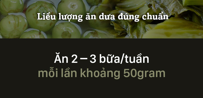 Cách ăn dưa cà muối an toàn