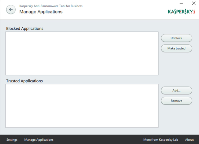 Kaspersky quản lý phần mềm trên PC Kaspersky quản lý phần mềm trên PC